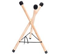 PartyKindom Support de Tambour Bois pour Drum Tongue Trépied Stable et Ajustable pour Instruments de Percussion Accessoire Antidérapant et Protecteur pour Handpan et Tambour Langue