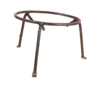 PartyKindom Support De Wok Multifonction en Acier D’Armature Cuisine De Camping Et Grand Foyer Extérieur, Trépied Petit Modèle Portable, Résistant à La Corrosion Et Usage Randonnée Plein Air