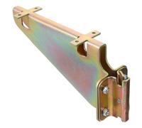 PartyKindom Support Étagère Fixe E Track Acier Galvanisé Équerre de Fixation Robuste pour Rayonnage de Remorque Accessoire Polyvalent et Facile à Installer