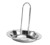 PartyKindom Support Poulet Barbecue Acier Rack Pratique pour Camping et Pique Facile à et Transporter Adapté pour Poulet Dinde et Viande Extérieur