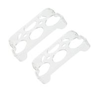 PartyKindom Supports à Œufs Universels 2 Pièces En Polypropylène Conteneurs Compacts Capacité De 6 Œufs Stockage Sûr Cuisine Et Restaurant