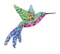 PartyKindom Suspendre Murale Oiseau-mouche en Fer, Décoration Murale Délicate, Résistante la Rouille et Facile à Utiliser, pour Chambre et Extérieur