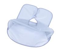 PartyKindom Tablier-cape De Rasage Imperméable Gris Argenté, Cape De Coupe De Barbe Compacte En Polyester, Protection Cheveux Pour Hommes, Usage Maison Et Voyage