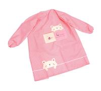 PartyKindom Tablier de Cuisine à Manches Longues à Lhuile avec Imprimé Animal pour Adulte Tablier Simple et Facile à Nettoyer Maison et Restaurant Couleur Rose