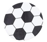 PartyKindom Tapis De Football Rond Tapis De Bain Foot Décor De à Coucher Chambres Grands Tapis pour Le Salon Salle Salon De Tapis Moelleux À Thème Tapis De Sport Polyester (Polyester)
