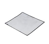 PartyKindom Tapis Ignifuge Et Tissu Résistant à La Chaleur pour Repas en Plein Air Et Barbecue, Taille 46x35 Cm, Double Face Silicone, Fibre De Verre Isolante, Protection Thermique Outdoor