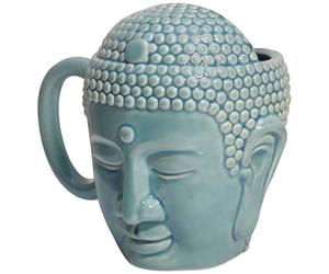 PartyKindom Tasse en Céramique Design Créatif Unique, pour Boissons Chaudes et Froides Bouddha 450ml avec Poignée Ergonomique Boutique de Desserts