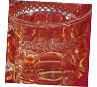 PartyKindom Tasse Verre Vintage Résistante Température Verre pour Maison et Bureau pour Thé et Lait Design Créatif et Élégant