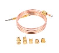 PartyKindom Thermocouple pour Cuisinière et Barbecue 900 Mm, Capteur de Température, Sonde Thermocouple Compatible Réchaud à Gaz, Accessoire Professionnel pour Contrôle Thermique Sécurisé