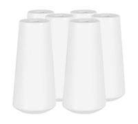 PartyKindom Tirettes de Stores en Bois Blanc, Lot de 6, extrémités du Cordon de Store, Accessoires de Rideau, décoration et Restauration, pour Stores Romains et fenêtres