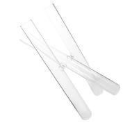 PartyKindom Tube à Essai Verre Vase Décoratif pour Maison Bureau Fête Centre De Table Multiplication des Plantes Transparent