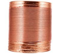 PartyKindom Tuyau de Ventilation Flexible en Aluminium Marron pour Évacuation du Poêle de Chauffage Propriétés Coupe-feu, Cuisine Lors Fête