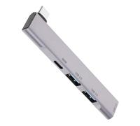 PartyKindom USB Hub Ports Adaptateur USB Multi Ports Compact Et Portable pour Ordinateurs Portables avec Chargement Pd Et Transfert De Données Rapide