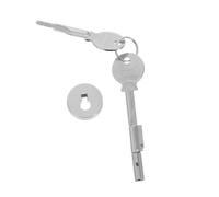 PartyKindom Verrou pour Porte Coulissante Verre Serrure de Sécurité pour Vitrine et Cabinet Adaptée Aux Commerces Musées et Bars Mécanisme Robuste et Usage Facile
