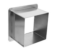 PartyKindom Vide-ordures acier inoxydable inoxlm plan travail poubelles de cuisine gain de place pendaison salle de bain mince trou chute à déchets œillets de comptoir de cuisine Silver