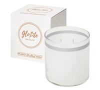 PartyLite GloLite Bougie en pot à 2 mèches, parfum myrtille, notes de pomme, canneberge, pêche, fraise, vanille et musc, durée de combustion de 60 heures, bougie la plus brillante au monde