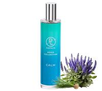 PartyLite Spray d'ambiance parfumé Calme, 100 ml, avec des notes d'anis étoilé, de noix de muscade, de sauge bleue, fait partie de la collection Mood, chaud et épicé, parfait pour offrir