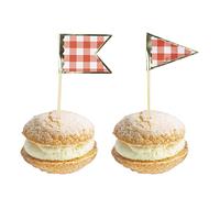 PartyPro 10 Pics À Cocktail Vichy GUINGUETTE Party