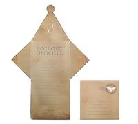 PARTYPRO 8 Invitations avec enveloppes apprenti Sorcier 29 x 20 cm - Blanc - Taille Unique