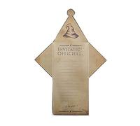 Party Pro Invitations apprenti sorcier – 8 invitations avec enveloppes – 29 x 20 cm – Blanc – Taille Unique