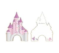 Set De 8 Invitations Princesse