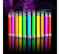 PartySticks Lot de 12 bâtons lumineux d'urgence verts (15.2 cm, lot de 12) de qualité militaire Bâtons lumineux tactiques en vrac pour équipement de survie, camping, pannes de courant