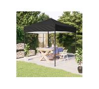 Partytent inklapbaar 3x3 m zwart93518