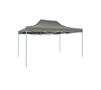 vidaXL Tente de fête pliable Tissu Oxford 3x4 m Acier anthracite