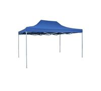 Partytent inklapbaar 3x4 m staal blauw48889