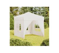 Partytent inklapbaar met zijwanden 2x2 m wit93503