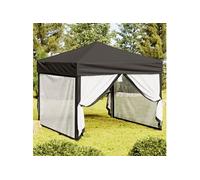 vidaXL Tente de Réception Pliable avec Parois Belvédère de Camping Pavillon d'Extérieur Tonnelle de Jardin Chapiteau Patio 93530