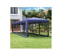 Tente de Réception 4 Parois Maille Pavillon Tonnelle Jardin Terrasse vidaXL