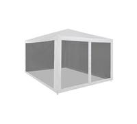 vidaXL Tente de réception avec 4 parois en maille 4 x 3 m