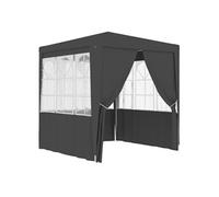 vidaXL Tente de réception avec parois 2,5x2,5 m Anthracite 90 g/m² 48533