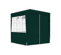 vidaXL Tente de réception professionnelle 90 g/m² 2x2 m avec parois latérales vert