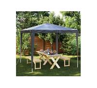 Partytent professioneel 90 g/m² 2,5x2,5 m antraciet48507