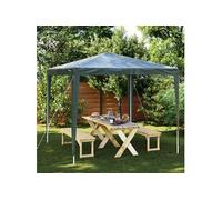 vidaXL Tente de Réception Professionnelle Tonnelle de Patio Chapiteau de Jardin Pavillon d'Extérieur Belvédère Terrasse Camping 2,5x2,5 m Vert 90 g/m²