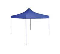 Vidaxl Tente De Réception Pliable Professionnelle 2x2 M Acier Bleu