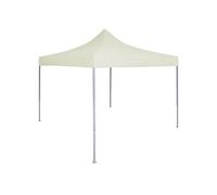 Partytent professioneel inklapbaar 2x2 m staal crÃme48880