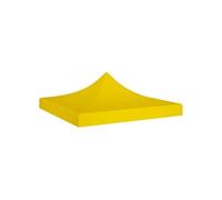 Partytentdak 270 g/mÂ² 3x3 m geel315326