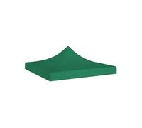 vidaXL Toit de Tente de Réception Toile de Toit de Chapiteau Remplacement de Toit de Tente Escamotable Pavillon de Jardin 3x3 m Vert 270 g/m²