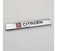PartyUnix emblèmes Autocollant Voiture 3D Logo métal Insigne pour Citroen C1 C2 C3 DS3 DS4 Latéral Corps Queue de Coffre Badges Accessoires Collants