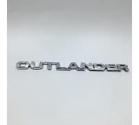 PartyUnix emblèmes Autocollant Voiture 3D Logo métal Insigne pour Outlander Latéral Corps Queue de Coffre Badges Accessoires Collants