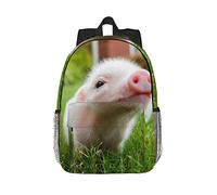 PartyUnix Naughty Pig Sac à bandoulière léger pour bébé - 38,1 cm, léger et facile à transporter, adapté pour les sorties, l'apprentissage au bureau et l'utilisation abordable, noir, One Size