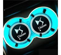PartyUnix Porte-gobelets Accessoires Anti-saleté pour DS7 DS5LS DS6 DS5 DS4S Gobelet Tapis LED Intérieure D'ambiance USB de Dessous Verre