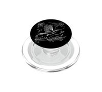 Paruline Cerulee Dessin Ornithologue PopSockets PopGrip pour MagSafe