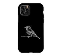 Paruline Jaune Dessin Ornithologue Coque pour iPhone 11 Pro