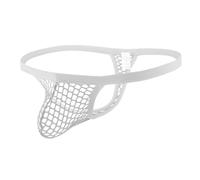 PARUPRUP Homme Résille String Transparente T-Back Thong Taille Basse Maille Tanga Chic Moulant Slip Push-up sous-Vêtements Élastique Hipster Lingerie Coquine Tenu Respirant Mini Bikini Culotte