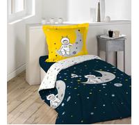 parure 2 p. 140 x 200 cm imprime 42 fils allover petit astronaute