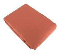 Parure 240x220 cm MILA polyester micro lavée rouge terracotta 3 pièces
